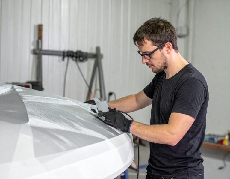 Casco barco fibra de vidrio