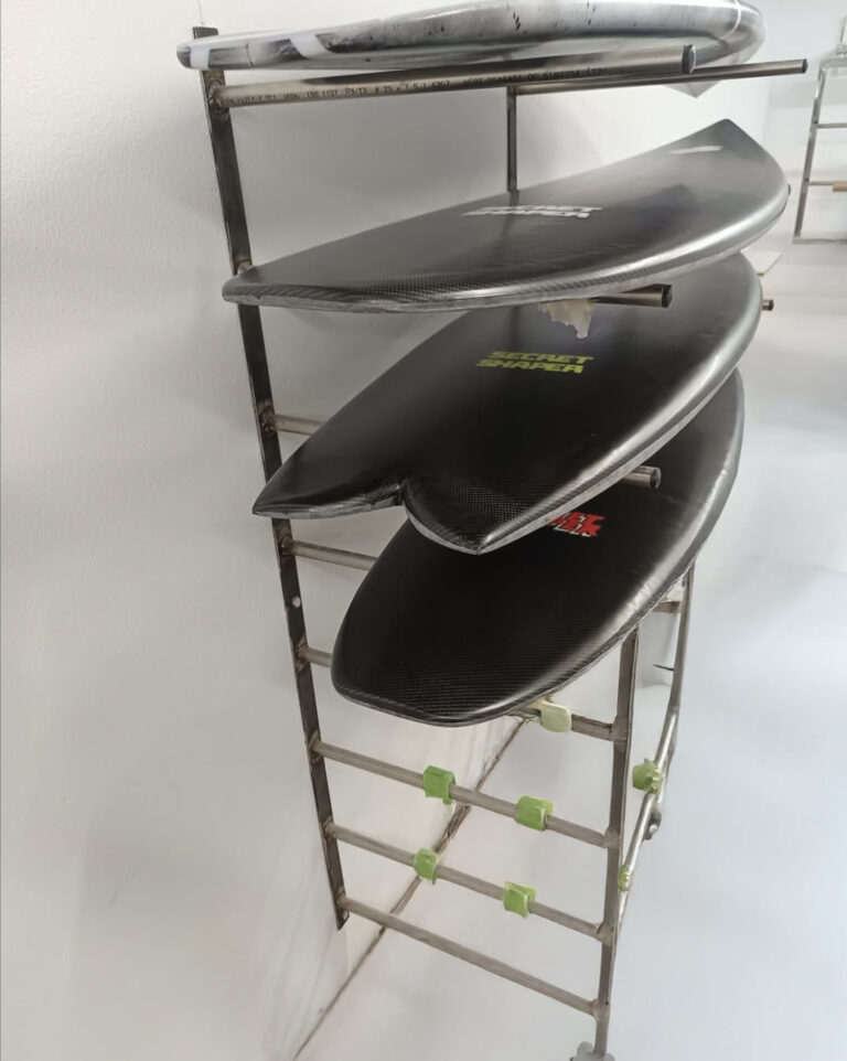 Tabla surf fibra de carbono